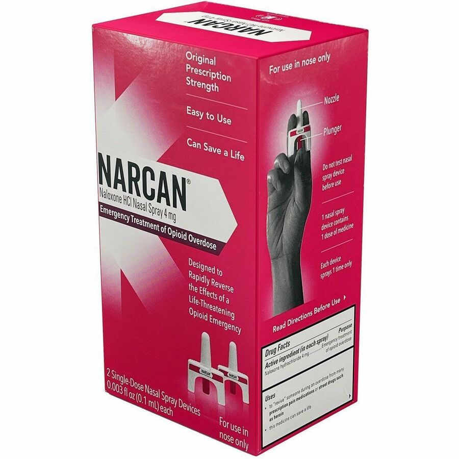 Aero Narcan (Naloxone HCI) Nasal Spray - For Nasal Congestion, Opioid Emergency, First Aid - 0 fl oz - 1 Each