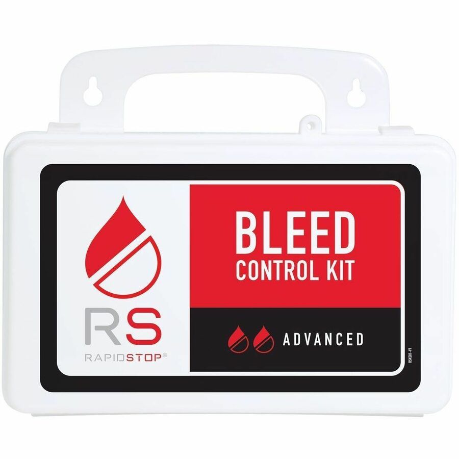 Aero RapidStop Bleed Control Kit - 11 x Piece(s) - 5.5" Height x 3" Width8.5" Length - Plastic Case - White, Red, Black - 1 Each