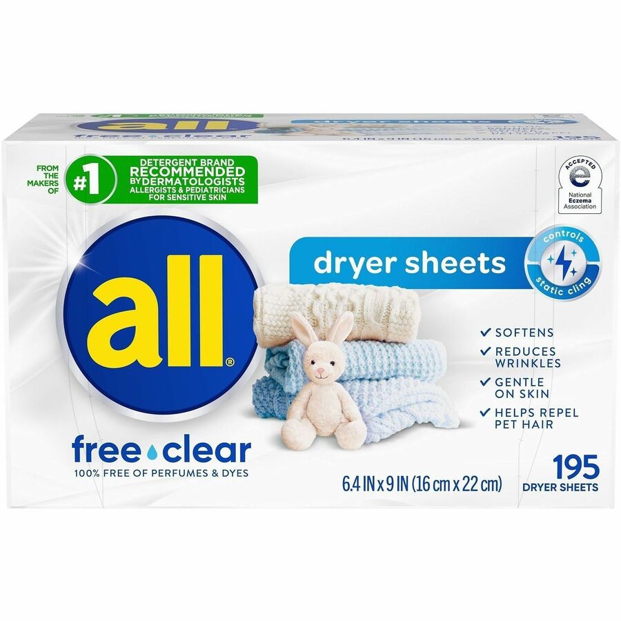 Dial Snuggle Dryer Sheets - For Fabric - Blue Sparkle Scent - Skin-friendly, Residue-free, Hypoallergenic - White