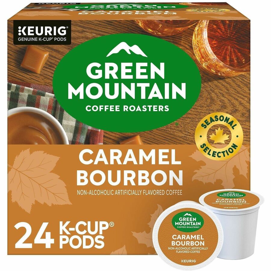 Green Mountain Coffee Roasters&reg, K-Cup Caramel Bourbon Coffee - K-Cup - Caramel Bourbon