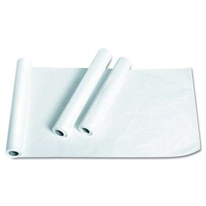 Exam Table Paper, Deluxe Crepe, 21" x 125 ft, White, 12/Carton