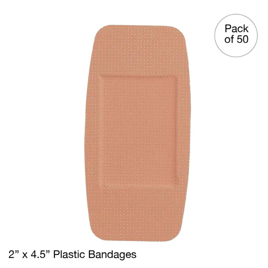 Kemp USA Plastic Bandages, 2" x 4.5", Extra Large (1,200 pcs)