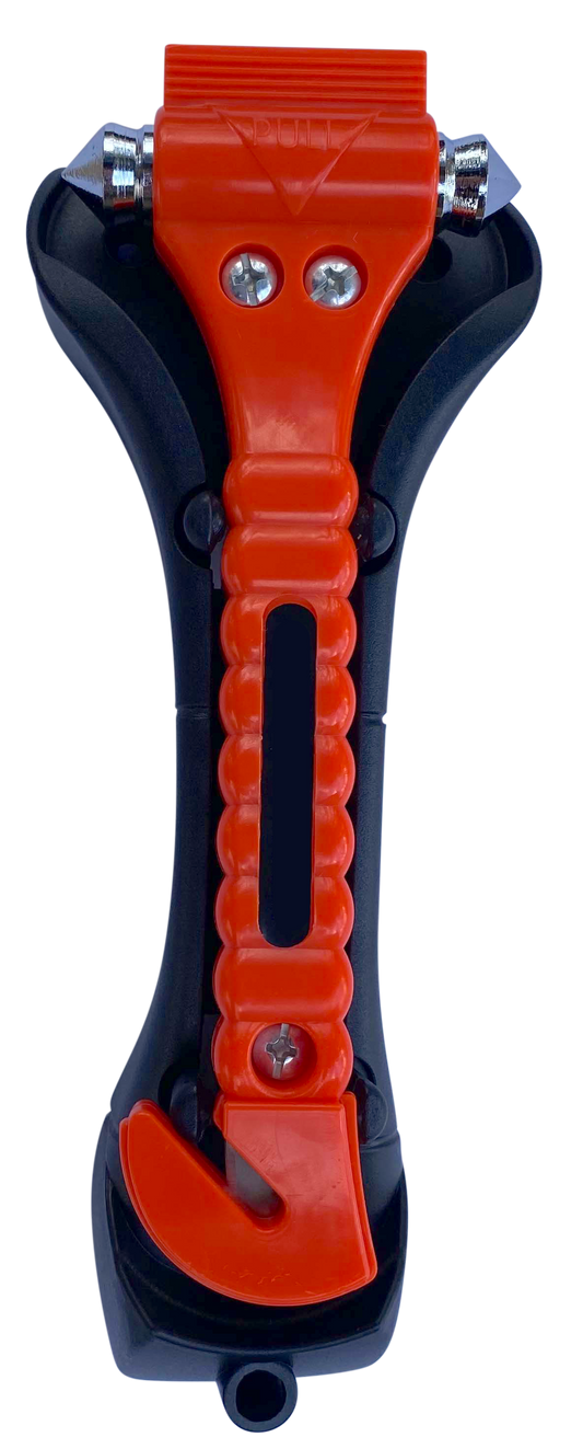 Kemp USA Emergency Life-saving Hammer, Seatbelt Cutter with Window Punch