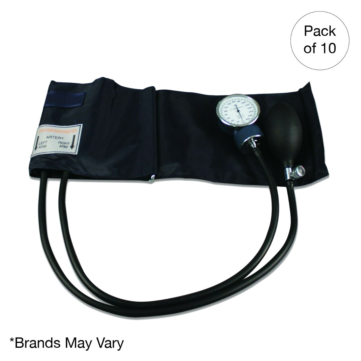 Kemp USA Sphygmomanometer, Blood Pressure Monitor, Medium Arm for Adult (10 pcs)
