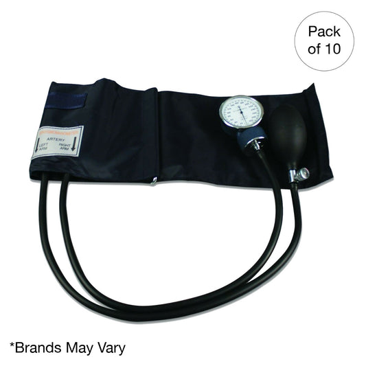 Kemp USA Sphygmomanometer, Blood Pressure Monitor, Medium Arm for Adult (10 pcs)