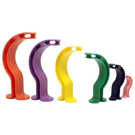 Kemp USA Berman Oral Airway 6 Piece Kit, OPA Kit, Color Coded (1 Set)