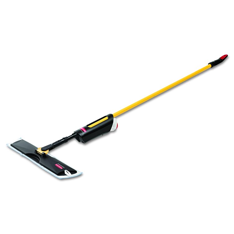Light Commercial Spray Mop, 18" Blue Head, 52" Steel Handle