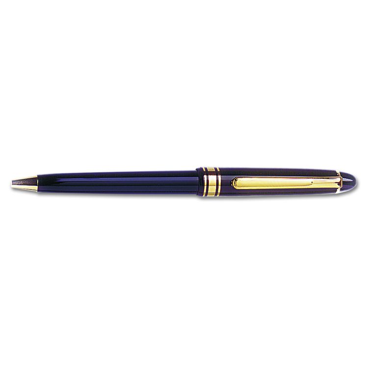 7520014511065, SKILCRAFT Push Cap Ballpoint Pen, Retractable, Medium 1 mm, Black Ink, Black Barrel, Dozen