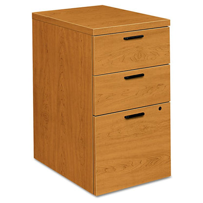 10500 Series Mobile Pedestal File, Left or Right, 3-Drawers: Box/Box/File, Legal/Letter, Harvest, 15.75" x 22.75" x 28"