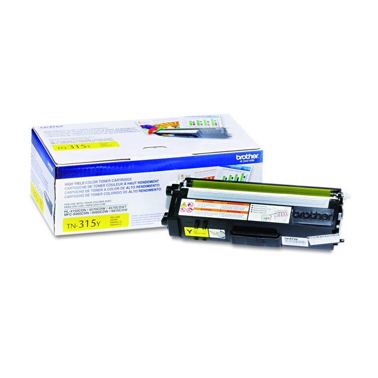 TN315Y High-Yield Toner, 3,500 Page-Yield, Yellow