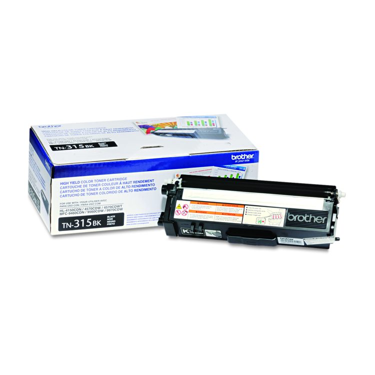 TN315BK High-Yield Toner, 6,000 Page-Yield, Black
