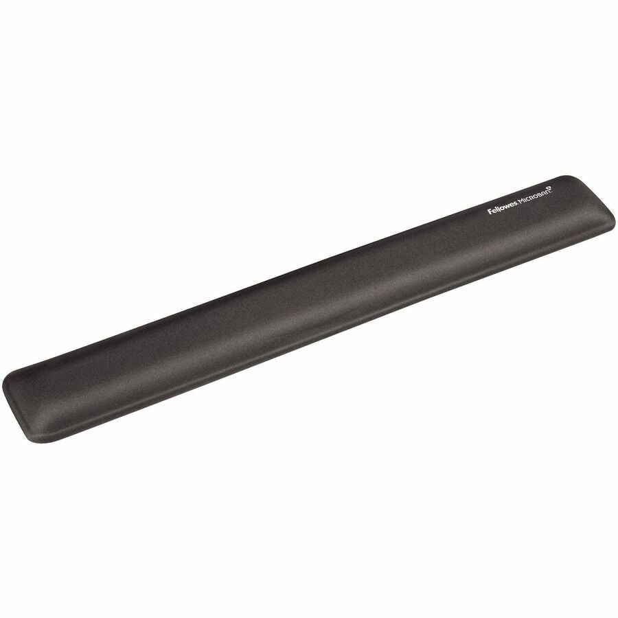 Fellowes Microban Protection Wrist Support - 0.56" Height x 18.38" Width x 2.75" Depth - Graphite - Gel, Polyester - Wear Resistant, Tear Resistant - 1 Each