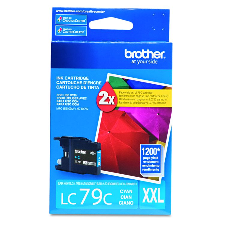 LC79C Innobella Super High-Yield Ink, 1,200 Page-Yield, Cyan