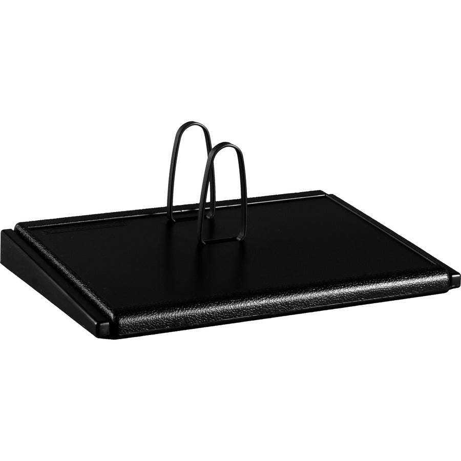 At-A-Glance Calendar/Planner Holder - Support 3.75" x 3" Media - 4.9" Height x 6.6" Width - Plastic - Black - Refillable, Recyclable - 1 Each