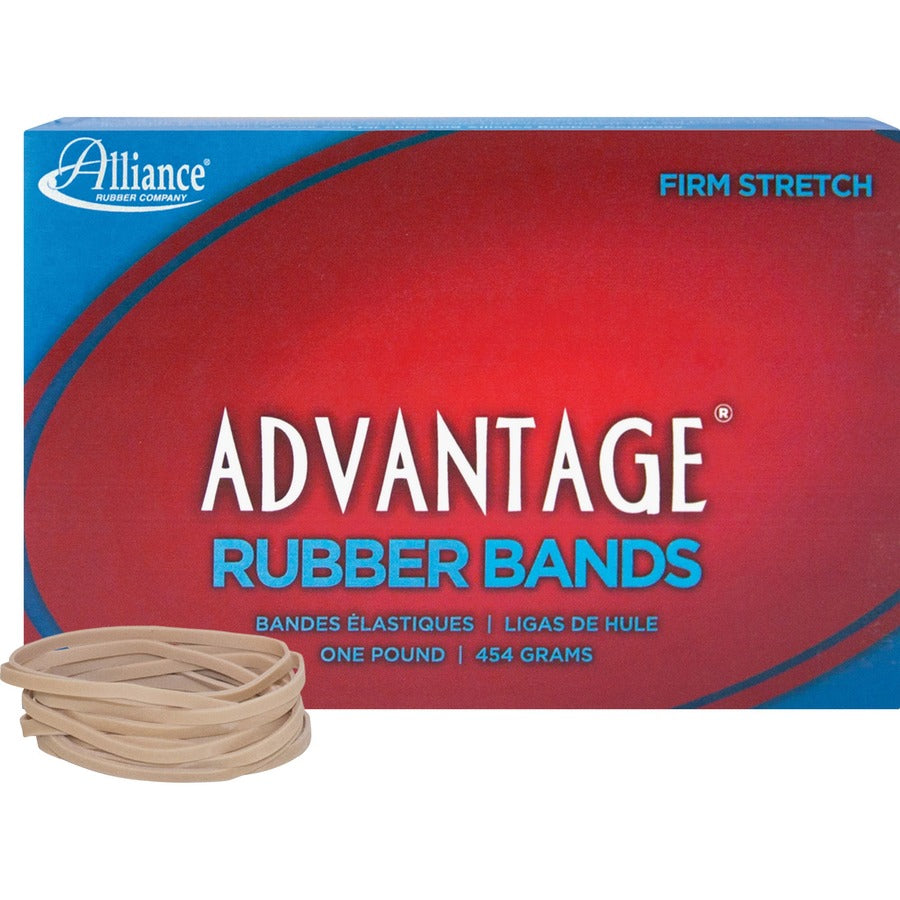 Alliance Rubber Advantage Rubber Bands - Size: #32 - 3" Length x 0.1" Width - Natural - 1 Box