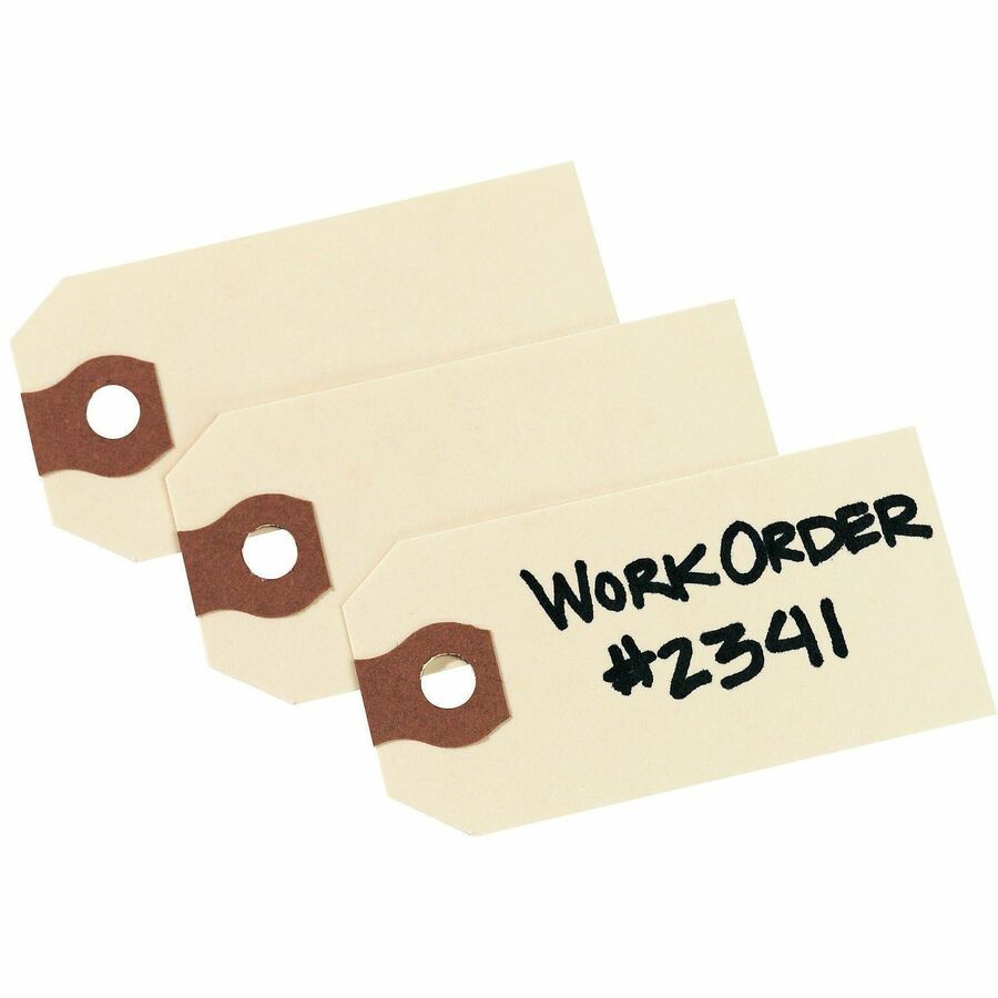 Avery&reg, Unstrung Shipping Tags, 11.5 pt. Stock, 2-3/4" x 1-3/8" , 1,000 Manila Hang Tags - 2.75" Length x 1.37" Width - Rectangular - Card Stock - Manila - 1000 / Box