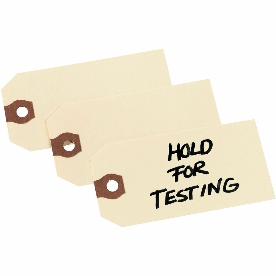 Avery&reg, Unstrung Shipping Tags, 11.5 pt. Stock, 4-3/4" x 2-3/8" , 1,000 Manila Hang Tags - 4.75" Length x 2.37" Width - Rectangular - Card Stock, Pulp - Manila - 1000 / Box