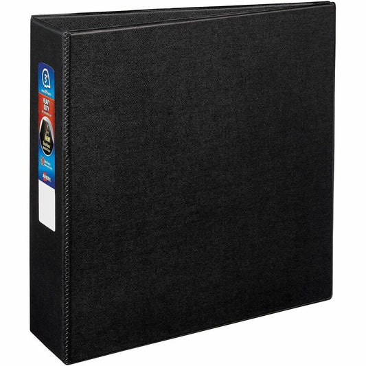 Avery, Heavy-Duty Binders with One Touch EZD Rings - 3" Binder Capacity - Letter - 8 1/2" x 11" Sheet Size - 670 Sheet Capacity - 3 x 3" Ring - Fastener: Ring - Pocket: 4, Internal - Polypropylene - Black - Pocket, Heavy Duty, One Touch Ring, Long...