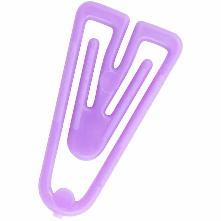 Plastiklips Paper Clips Small Size 1000 Pack ASSORTED Colors (LP-0200) - Small - for Paper, File, Report, Memo, Bill, Coupon, Office, Home, Classroom, Document, Assignment - Durable, Non-magnetic - Assorted - Plastic/ - 1000 / Box