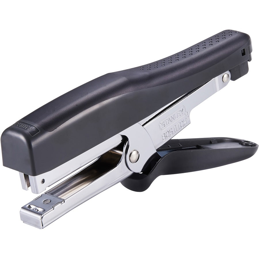 Bostitch B8 Xtreme Duty Plier Stapler - Staples Upto 45 Sheet of 20lb Paper - Holds Upto 210 Staple - Full Strip - Staple Size: 0.25" , 0.37" - 2.50" Throat Depth - Black - 1 Each