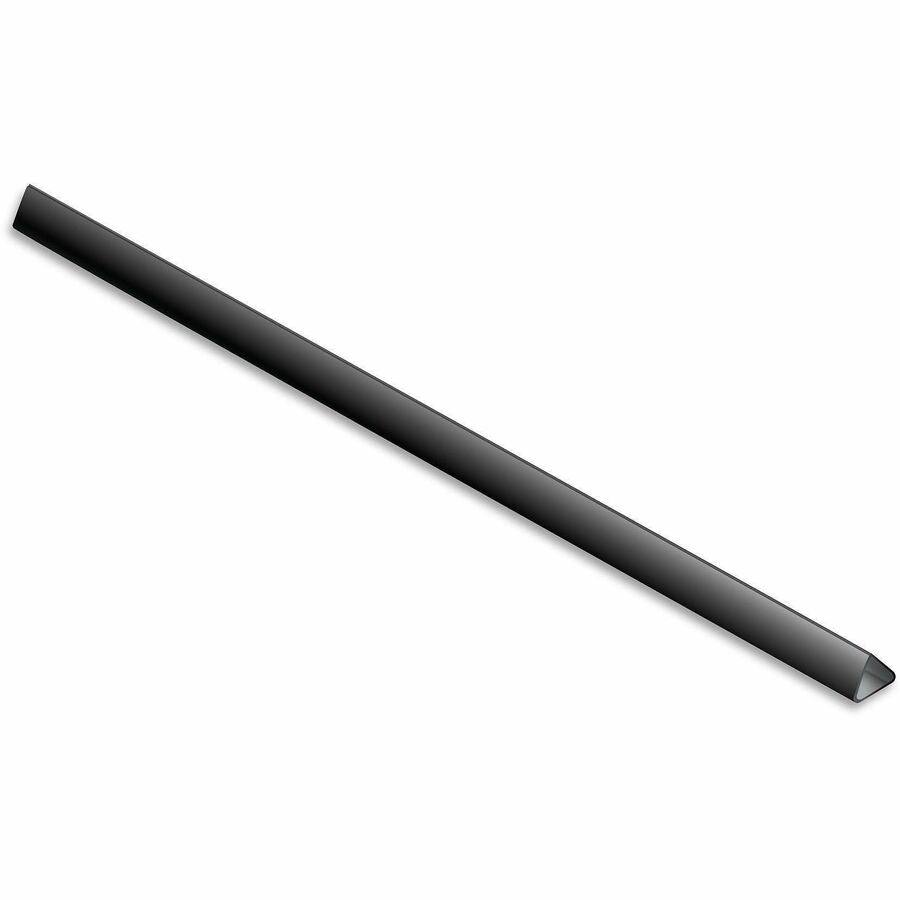 C-Line Slide-on Binding Bars - 11" Height x 0.1" Width x 11" Length - 0.12" Maximum Capacity - Black - 100 / Box