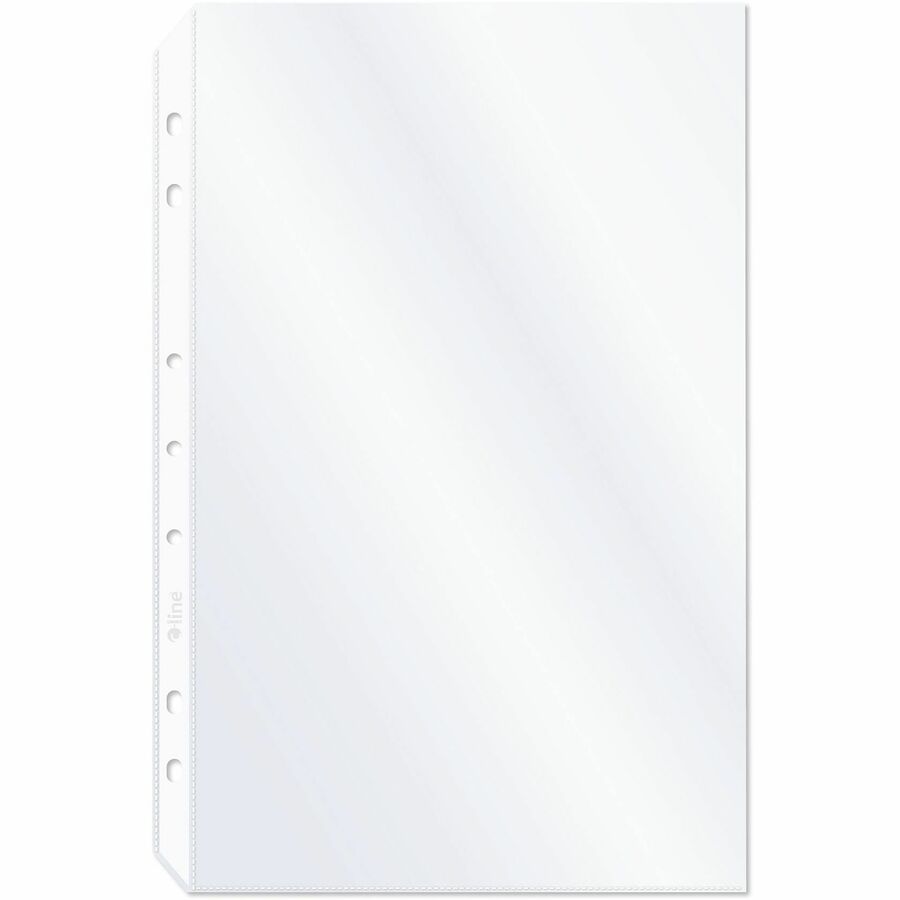 C-Line Legal Size Top Loading Sheet Protectors - For Legal 8 1/2" x 14" Sheet - 4 x Holes - Ring Binder - Clear - Polypropylene - 50 / Box