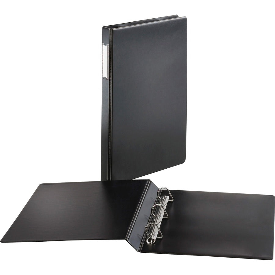 Cardinal&reg, Legal-Size Slant-D Binder - 1" Binder Capacity - Legal - 8 1/2" x 14" Sheet Size - 240 Sheet Capacity - 5/8" Spine Width - 3 Ring - Fastener: D-Ring - Vinyl - Black - 1.29 lb - Label Holder, Hinged, Heavyweight - 1 Each