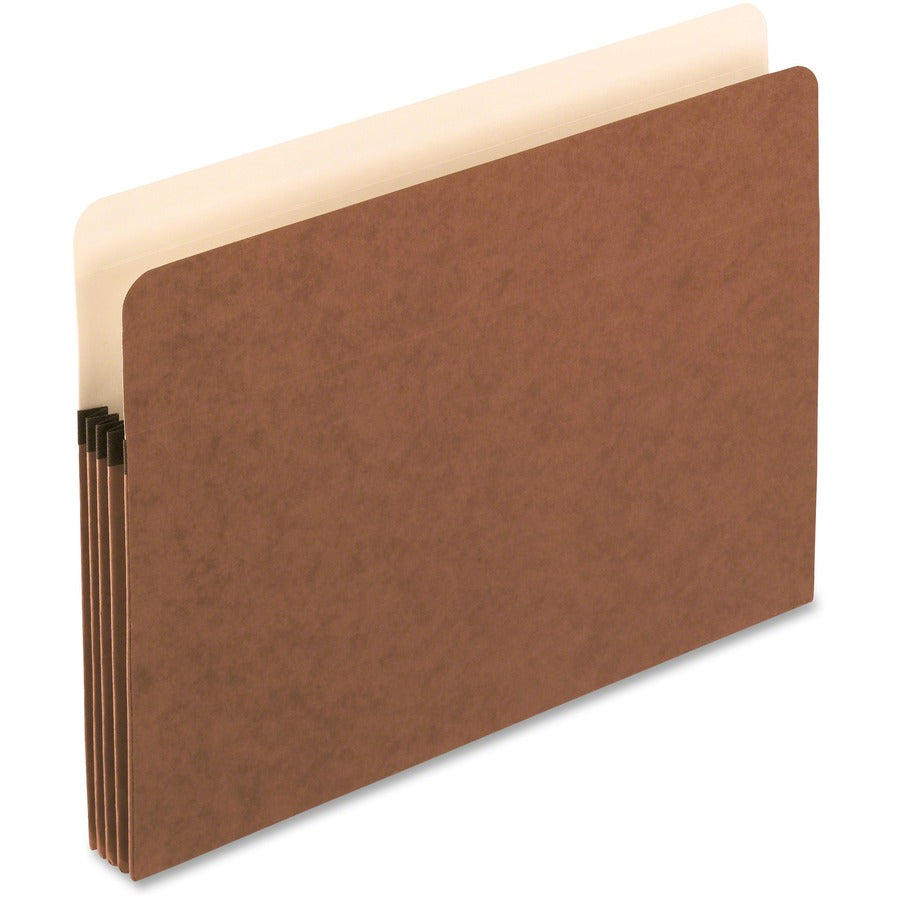Pendaflex Letter Expanding File - 8 1/2" x 11" - 3 1/2" Expansion - Manila Paper, Tyvek, Red Fiber - Tyvek Gusset - 30% Recycled - 25 / Box