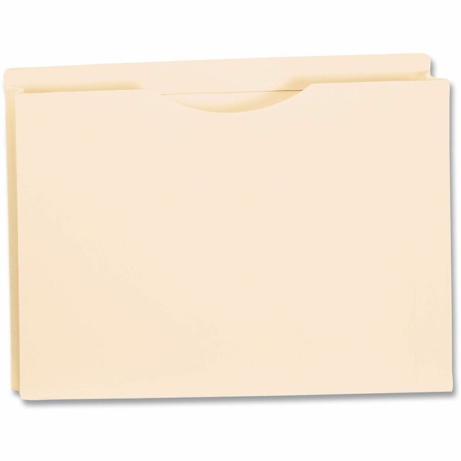 Pendaflex Straight Tab Cut Legal File Jacket - 8 1/2" x 14" - 2" Expansion - 11 pt. - Manila Paper - Manila - Double-ply Reinforced Top, Reinforced Tab - 0% Recycled - 50 / Box