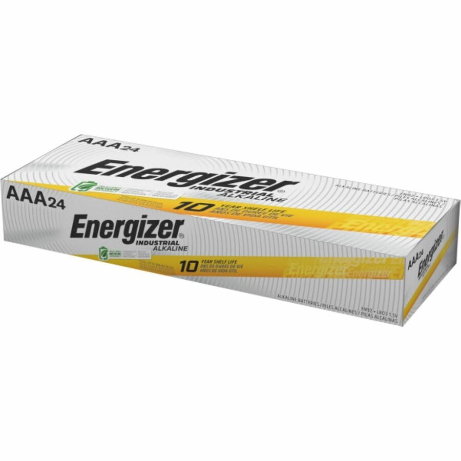 Energizer Industrial Battery - For Vending Machine, Office, Classroom, Electronics, Construction - AAA - 24 / Box