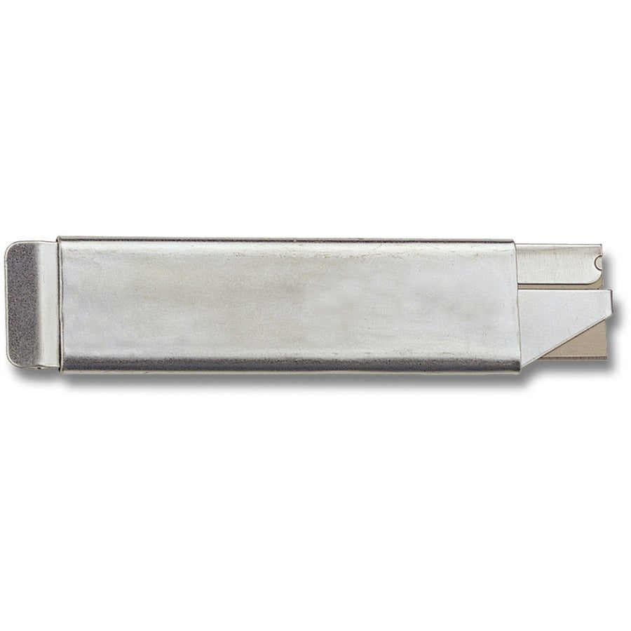 Officemate Single-Sided Razor Blade Carton Cutter - x 0.9" Width x 4" Length - Steel - 12 / Box