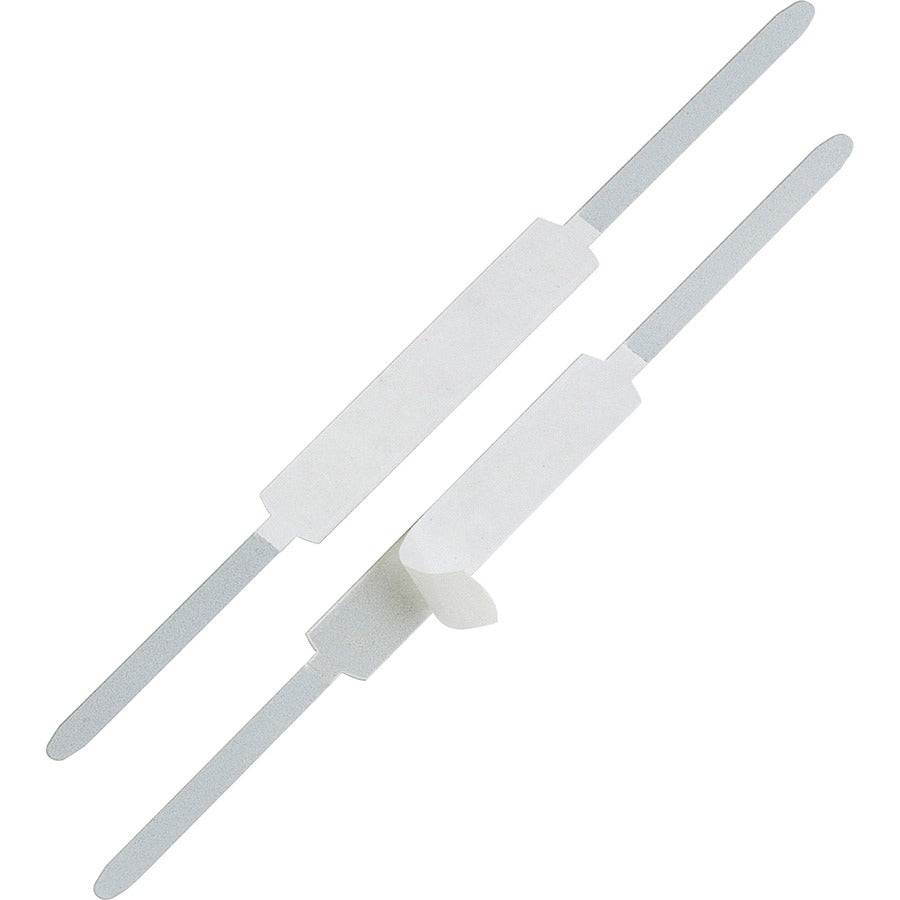 Officemate Self-Adhesive Prong Fasteners - 2.8" Length - 2" Size Capacity - Silver - Steel - 100 / Box