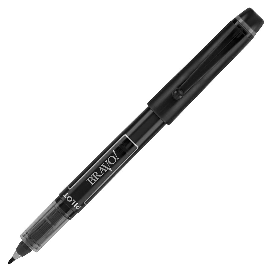 Pilot Marker Pens - Black Ink - Liquid - Black Barrel - 1 Each