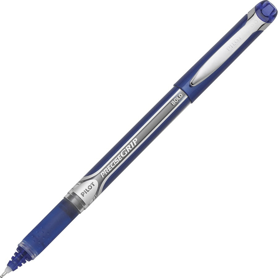 Pilot Bold Capped Rolling Ball Pens - Blue Ink - Blue Barrel - 12 / Dozen