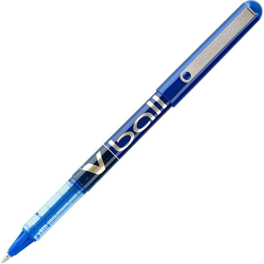 Pilot Vball Liquid Ink Pens - Blue Ink - Blue Barrel - 12 / Dozen
