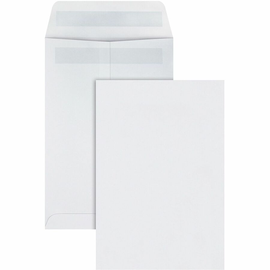 Quality Park 6-1/2 x 9-1/2 Catalog Mailing Envelopes with Redi-Seal&reg, Self-Seal Closure - Catalog - #1 3/4 - 6 1/2" Width x 9 1/2" Length - 28 lb - Self-sealing - White - Wove - 100 / Box