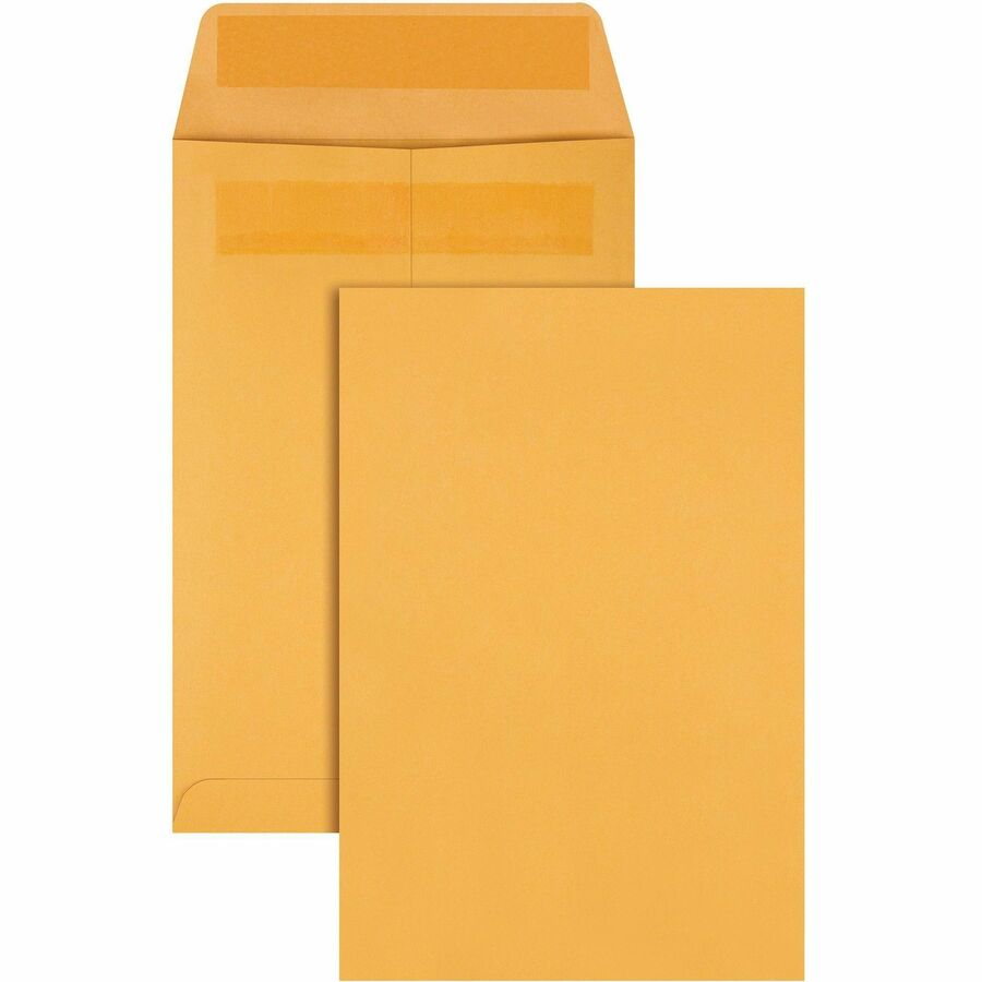 Quality Park 6-1/2 x 9-1/2 Catalog Mailing Envelopes with Redi-Seal&reg, Self-Seal Closure - Catalog - #1 3/4 - 6 1/2" Width x 9 1/2" Length - 28 lb - Self-sealing - Kraft - Kraft - 250 / Box