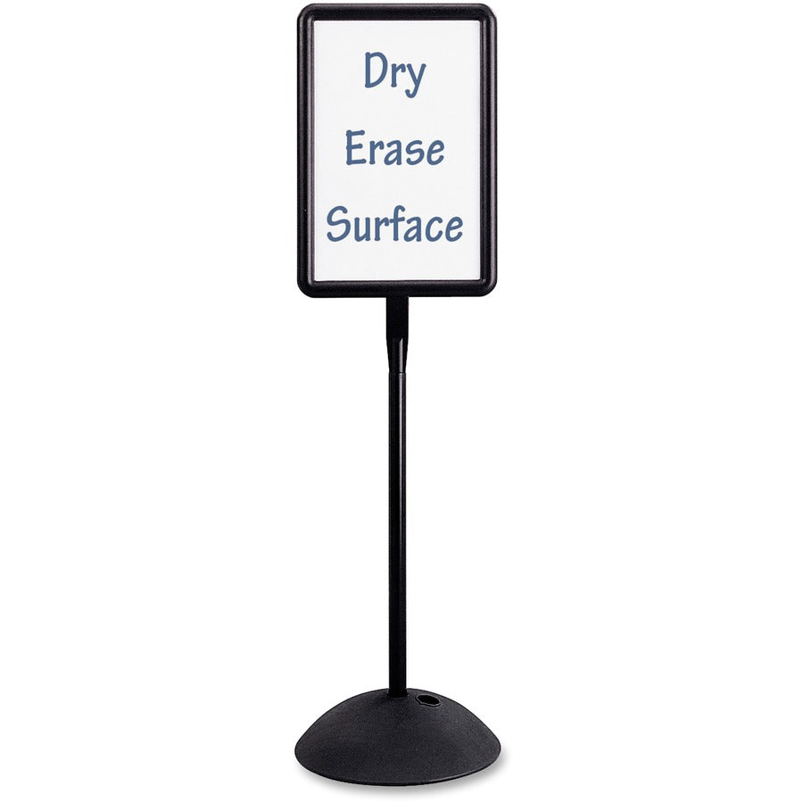 Safco Write Way Dual-sided Directional Sign - 18" Width x 65" Height x 18" Depth - Rectangular Shape - Both Sides Display, Magnetic, Durable - Indoor, Outdoor, Office - Steel - 1 Each