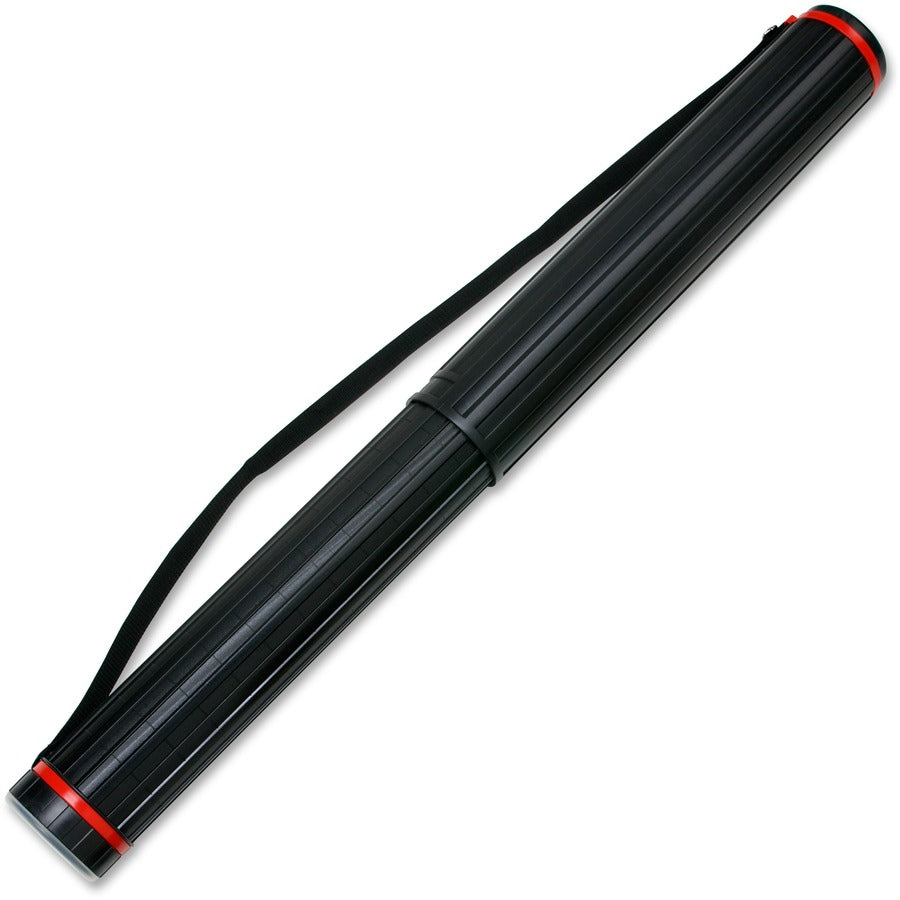 Chartpak 948 72/124 Carrying Case Document - Black - Plastic Body - 3.5" Diameter - 1 Each