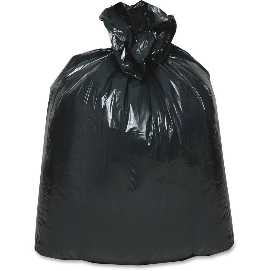 Berry Reclaim Heavy-Duty Recycled Can Liners - Small Size - 16 gal Capacity - 33" Length x 24" Width x 0.75 mil (19 Micron) Thickness - Black - Resin - 500 / Carton