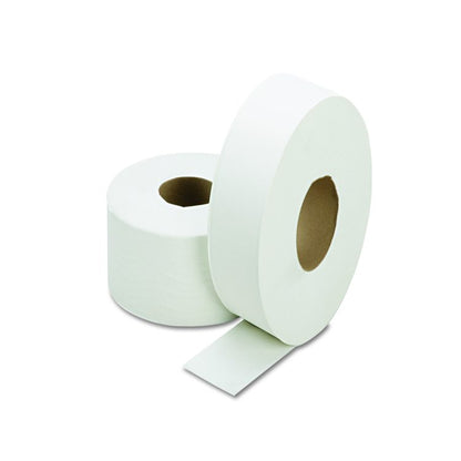 8540015909072, SKILCRAFT Jumbo Roll Toilet Tissue, 1-Ply, 3.7" x 2,000 ft, White, 12 Rolls/Box