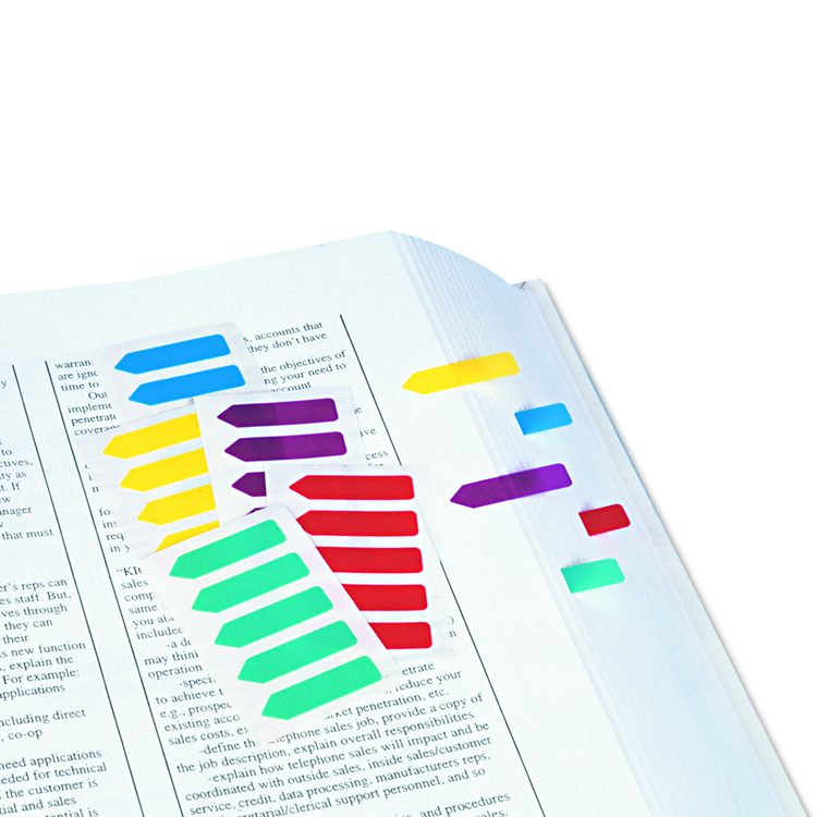Mini Arrow Page Flags, Blue/Mint/Purple/Red/Yellow, 154 Flags/Pack