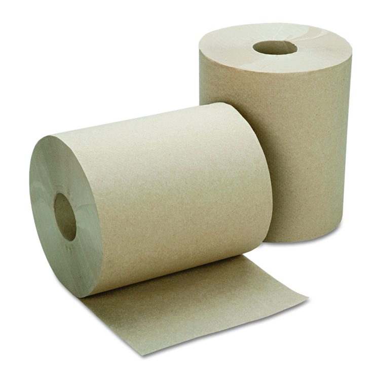 8540015915146, SKILCRAFT Continuous Roll Paper Towel, 1-Ply, 8" x 600 ft, Natural, 12 Rolls/Box