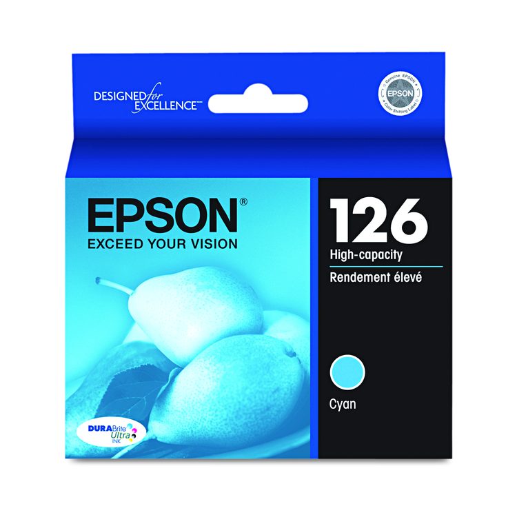 T126220-S (126) DURABrite Ultra High-Yield Ink, Cyan