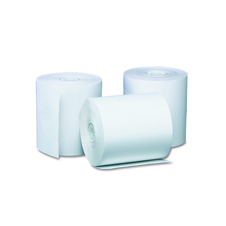 Direct Thermal Printing Thermal Paper Rolls, 3.13" x 230 ft, White, 8/Pack