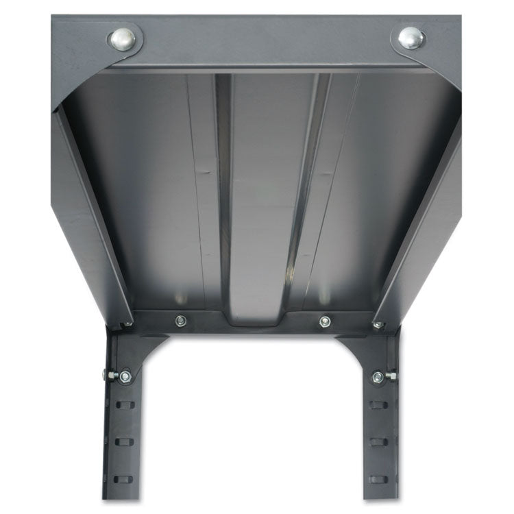 Commercial Steel Shelving Unit, Six-Shelf, 36w x 24d x 75h, Dark Gray