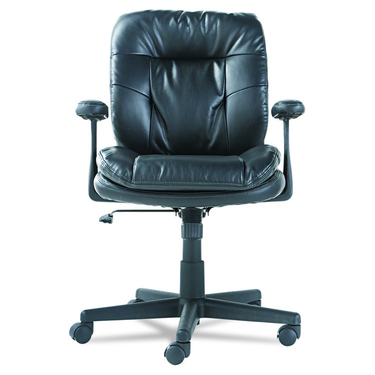 Executive Swivel/Tilt Chair, Supports Up to 250 lbs, 16.93" to 20.67" Seat Height, Black