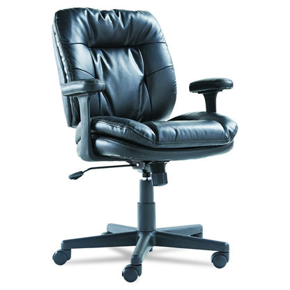 Executive Swivel/Tilt Chair, Supports Up to 250 lbs, 16.93" to 20.67" Seat Height, Black