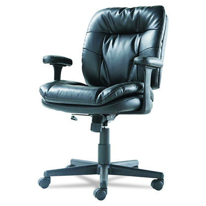 Executive Swivel/Tilt Chair, Supports Up to 250 lbs, 16.93" to 20.67" Seat Height, Black