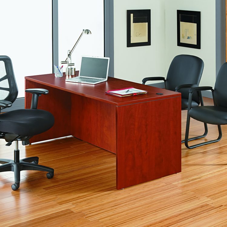 Alera Elusion Series Mesh High-Back Multifunction Chair, Supports Up to 275 lb, 17.2" to 20.6" Seat Height, Black